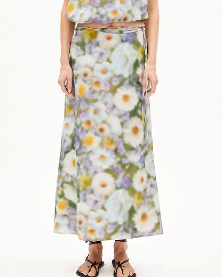 ARMEDANGELS GRAATIA GREEN GARDEN Damen Webrock aus TENCEL Lyocell Mix