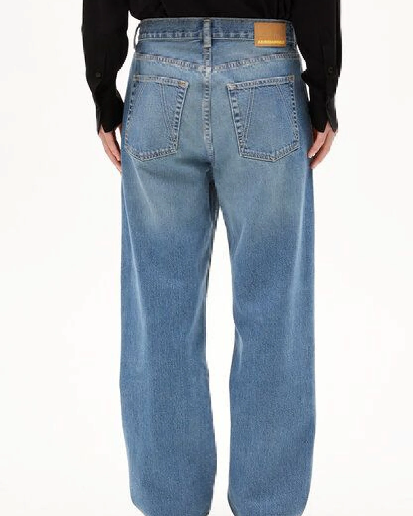 ARMEDANGELS HAAYI Damen Baggy Jeans recycelte Baumwolle – Ansicht 2