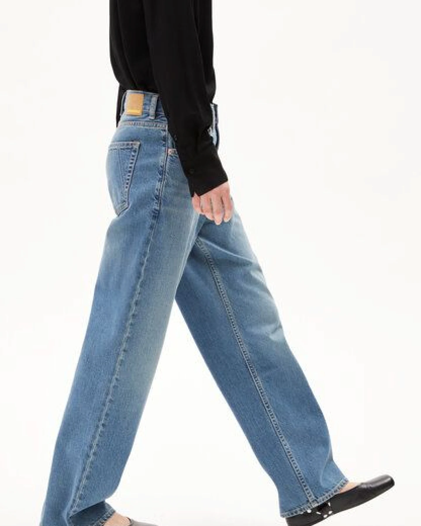 ARMEDANGELS HAAYI Damen Baggy Jeans recycelte Baumwolle – Ansicht 4