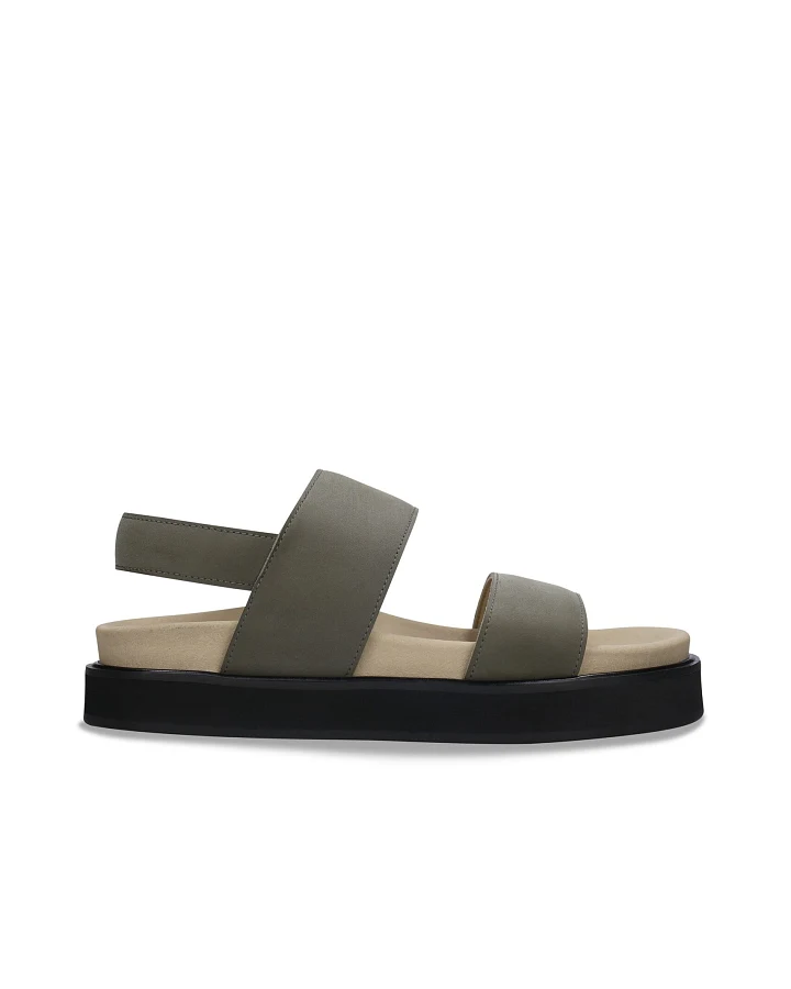 NAE Damen vegan Sandalen Lau Grün