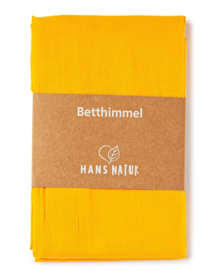 Betthimmel Baldachin Bio-Baumwolle ringelblume 115 x 300 cm