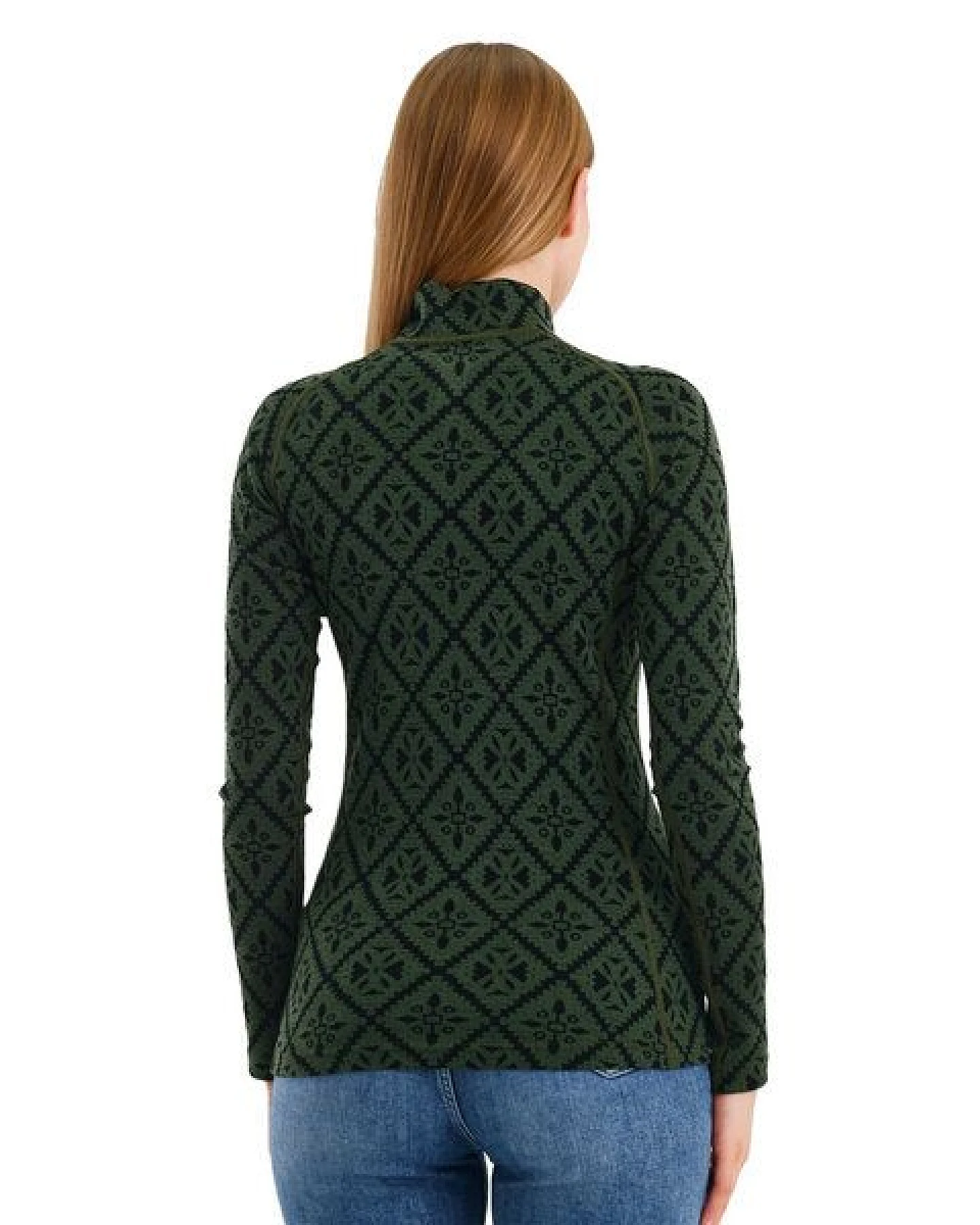Woolona Langarmshirt - VENUS - 100% Merinowolle (Zip) – Ansicht 2