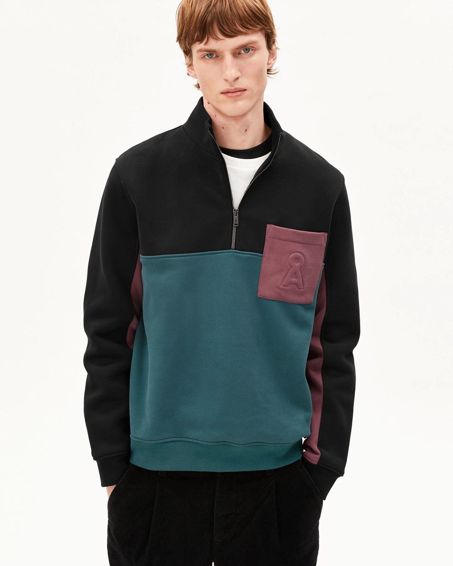 ARMEDANGELS Sweatshirt WAARLO COLORBLOCK – Ansicht 2