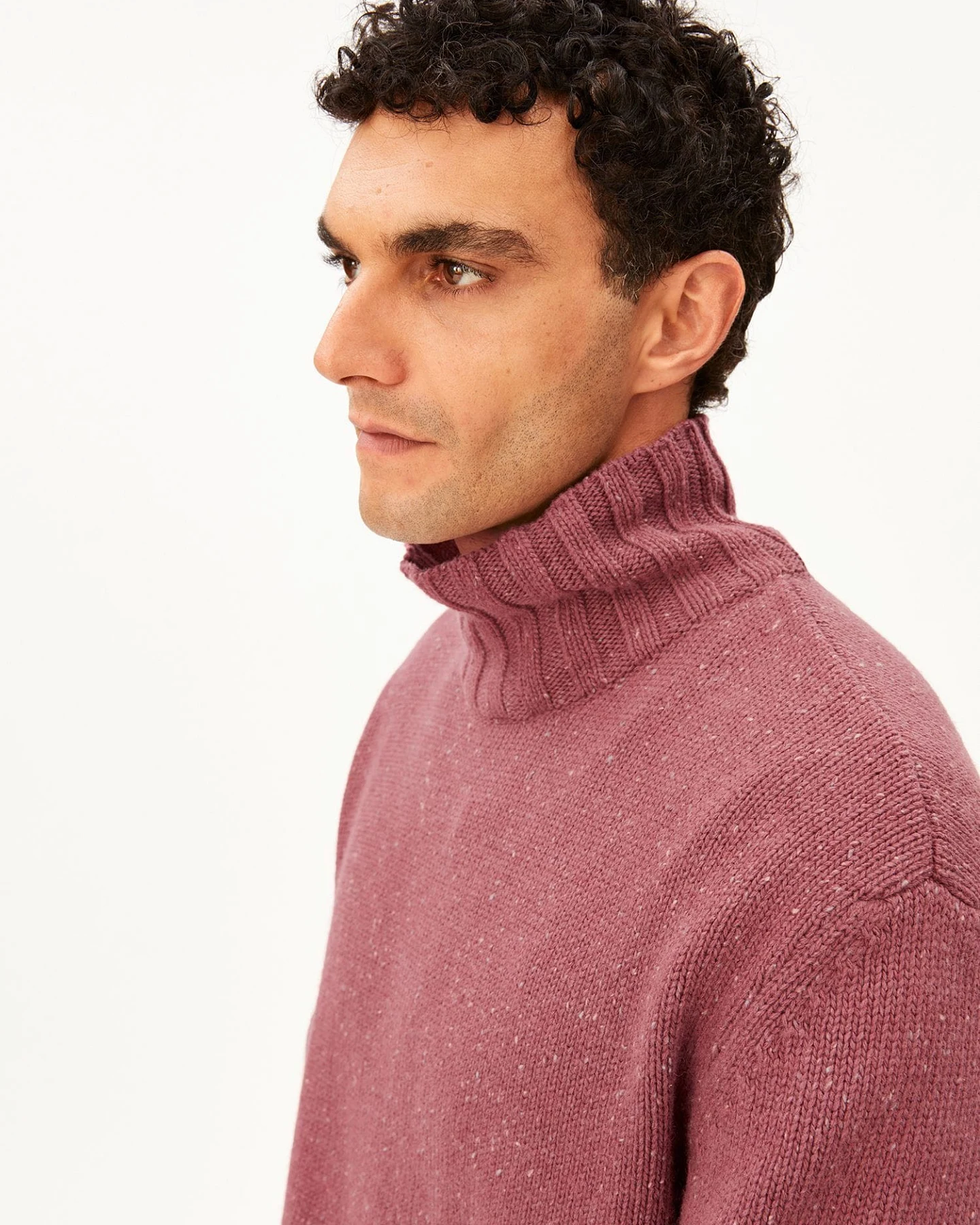 ARMEDANGELS Strickpullover TWEED ROLLNECK – Ansicht 4