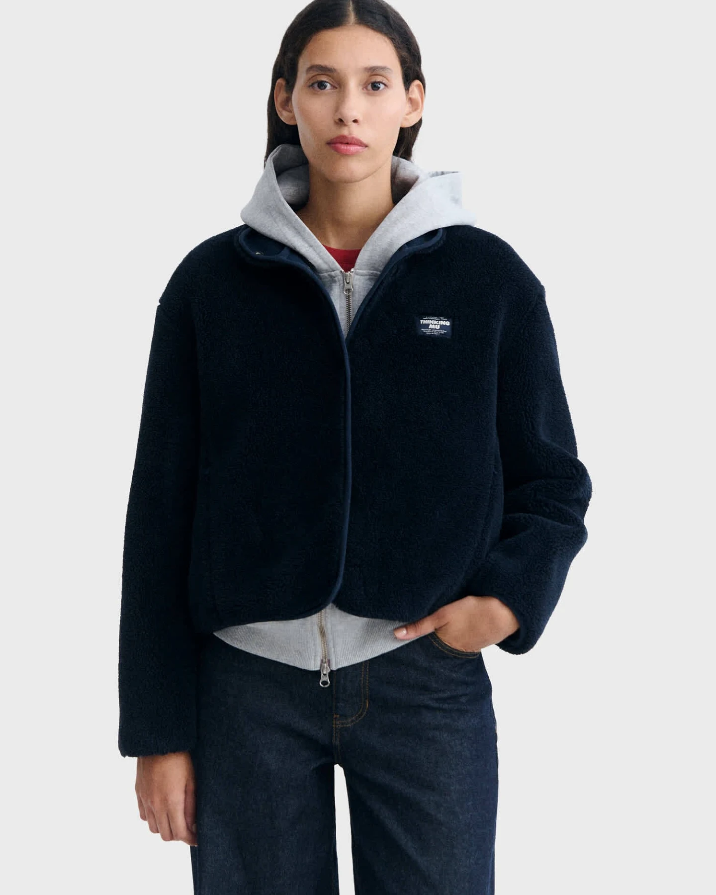 Thinking MU Fleecejacke KOURTNEY – Ansicht 2