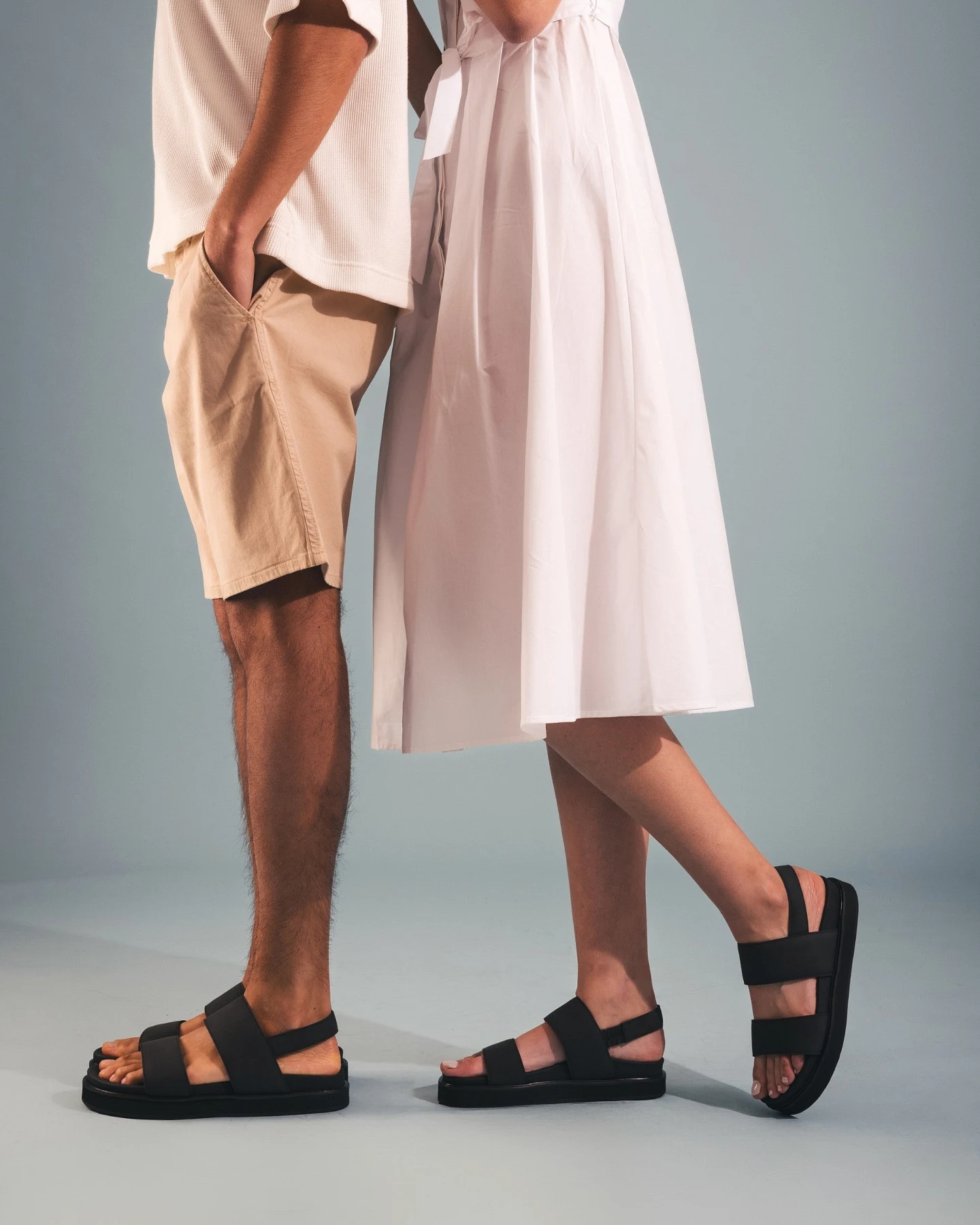 NAE Damen vegan Sandalen Lau Schwarz – Ansicht 2