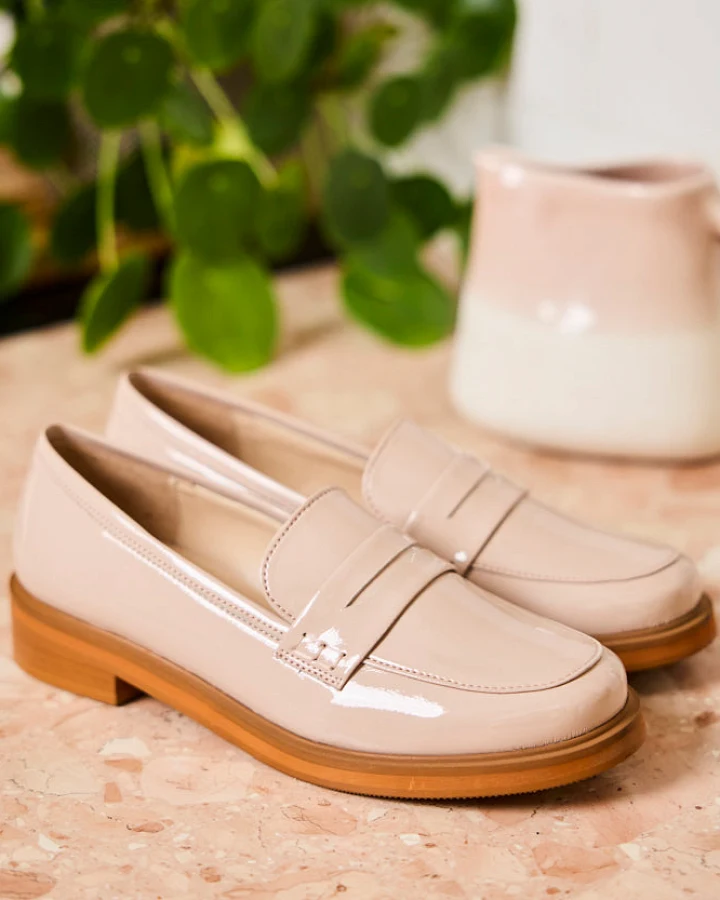 Minuit Sur Terre Damen vegan Loafer Accord Dune