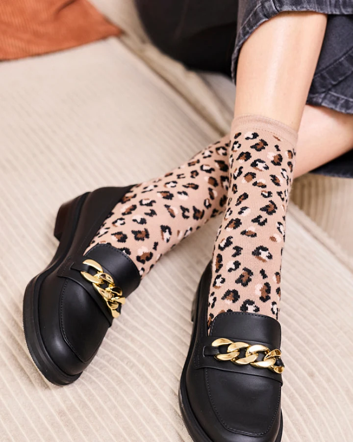 Minuit Sur Terre Damen vegan Loafer Galante Schwarz