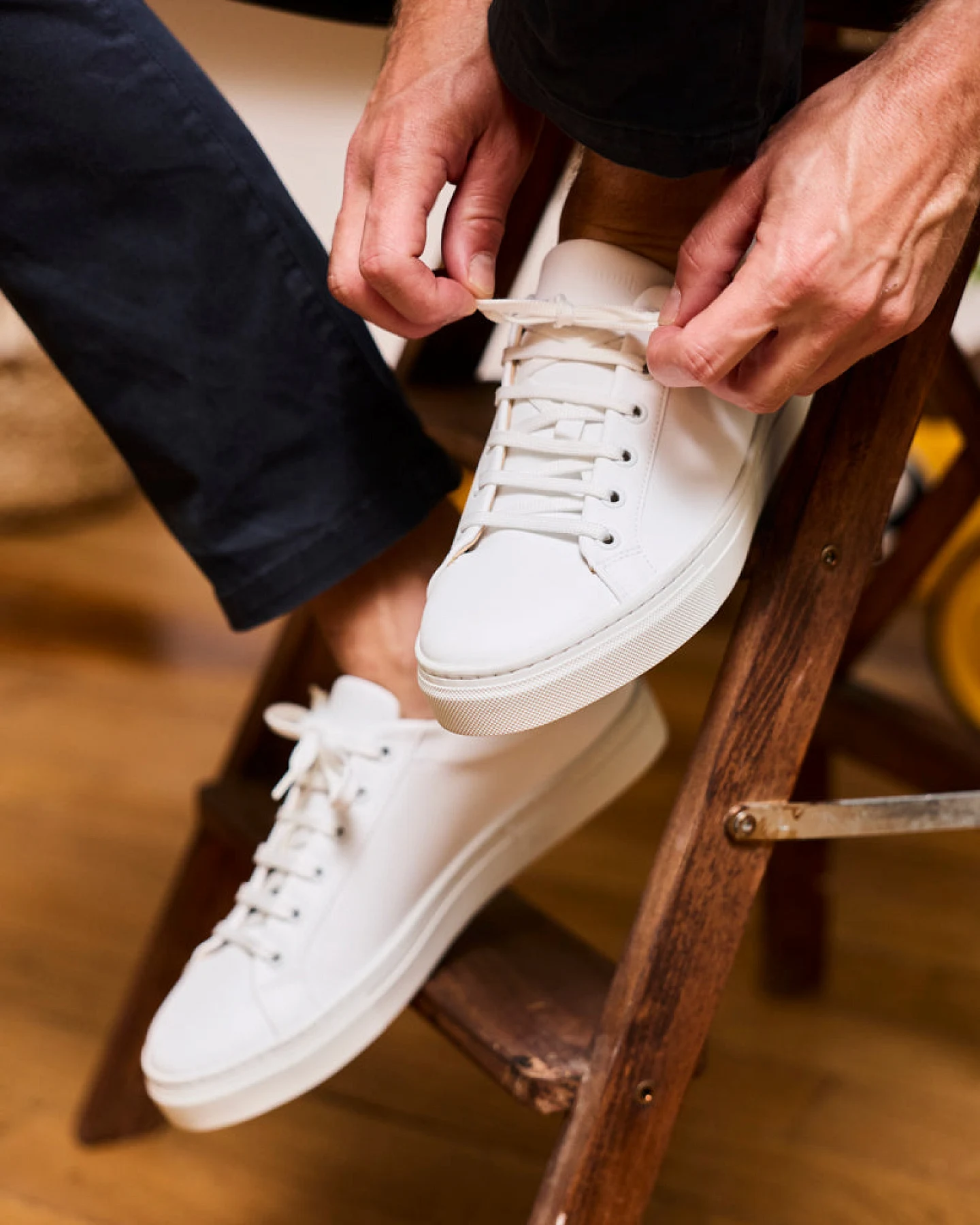 Minuit Sur Terre Herren vegan Sneaker Tennessee Weiß – Ansicht 2