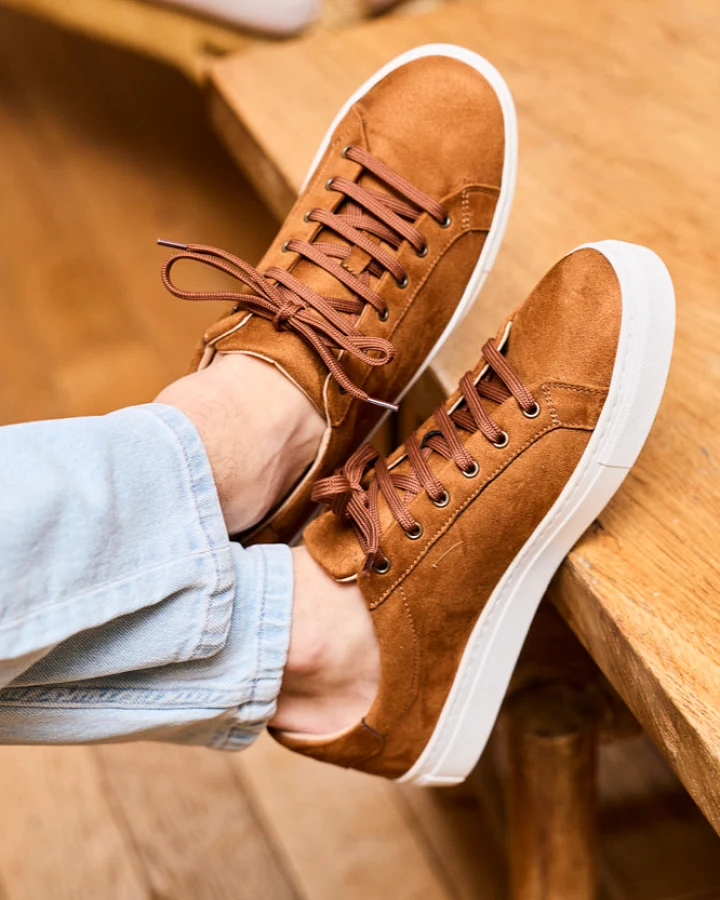 Minuit Sur Terre Herren vegan Sneaker Tennessee Haselnussbraun