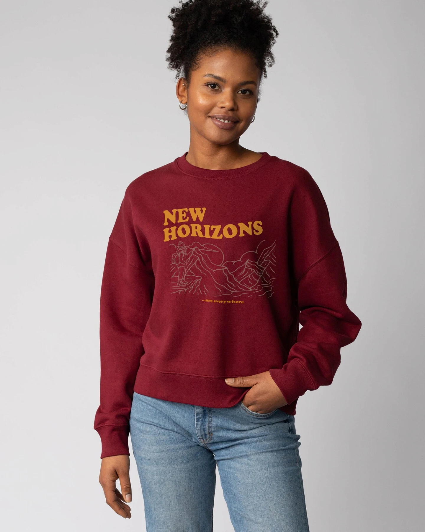 Watapparel Sweatshirt New horizons are everywhere – Ansicht 2