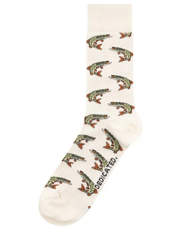 DEDICATED - Socks Sigtuna Pikes - Multifunktionssocken Gr 36-40 weiß