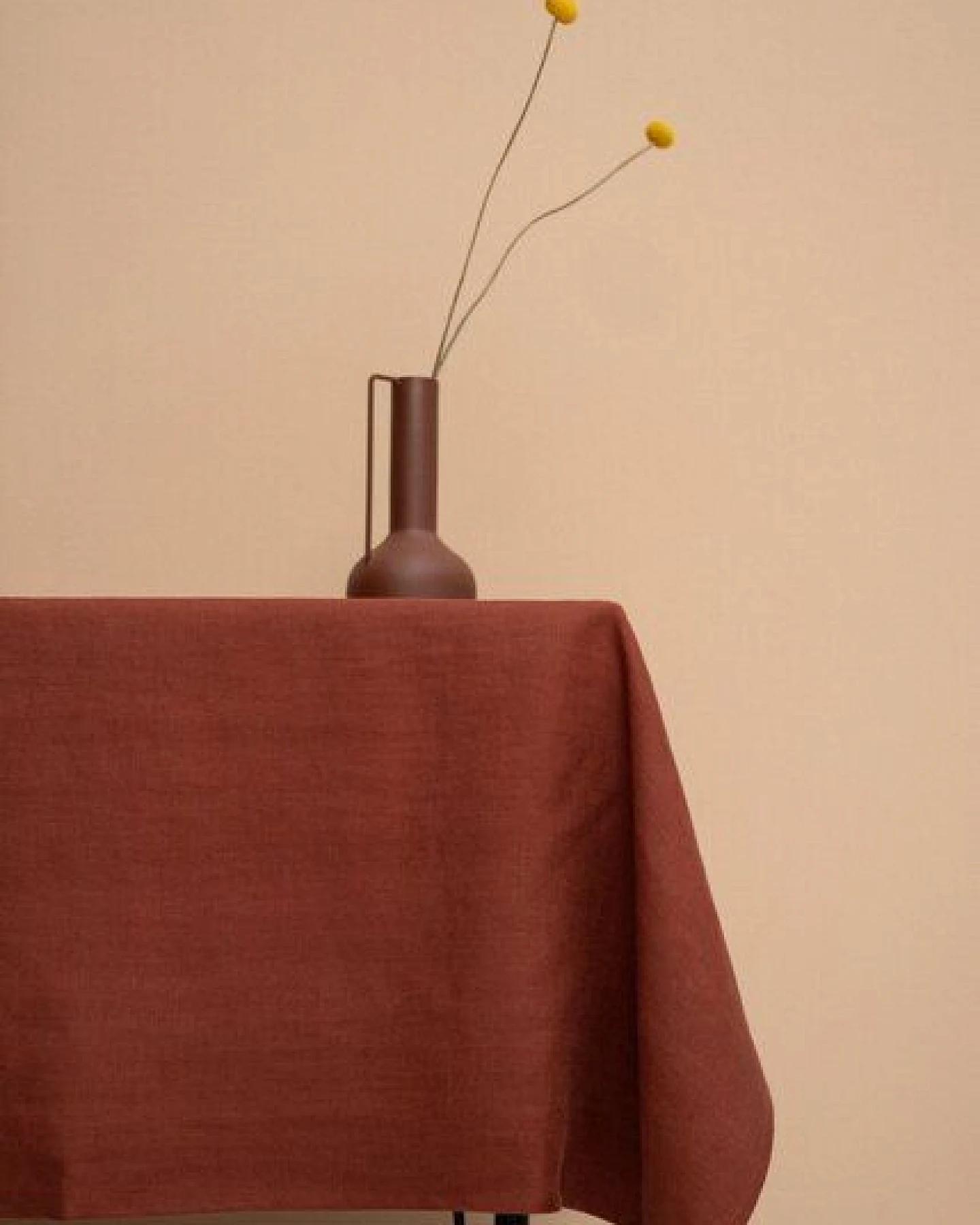 AmourLinen Runde Leinentischdecke – Ansicht 2