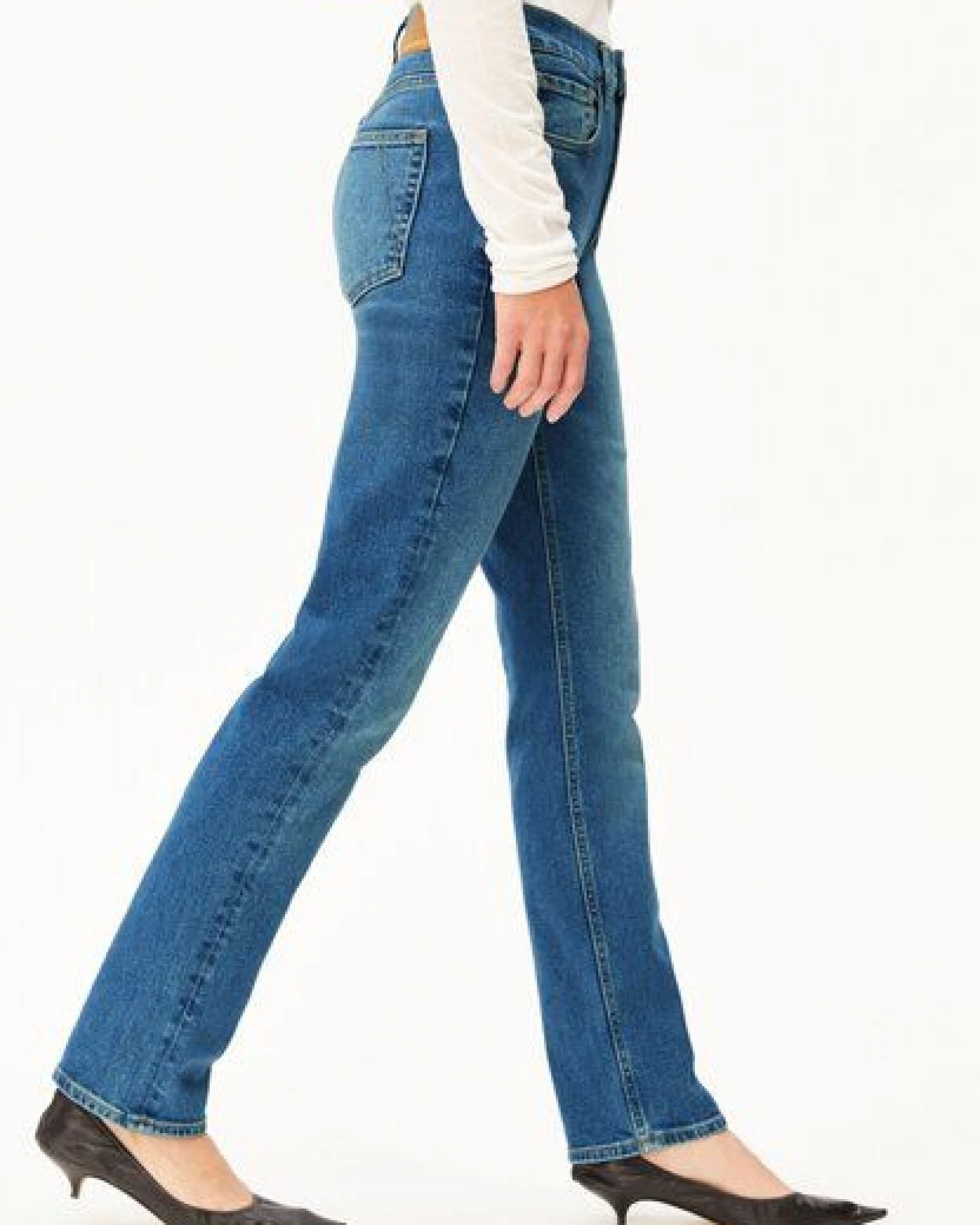 ARMEDANGELS CARENAA Damen Jeans aus recyceltem Baumwoll-Mix – Ansicht 4