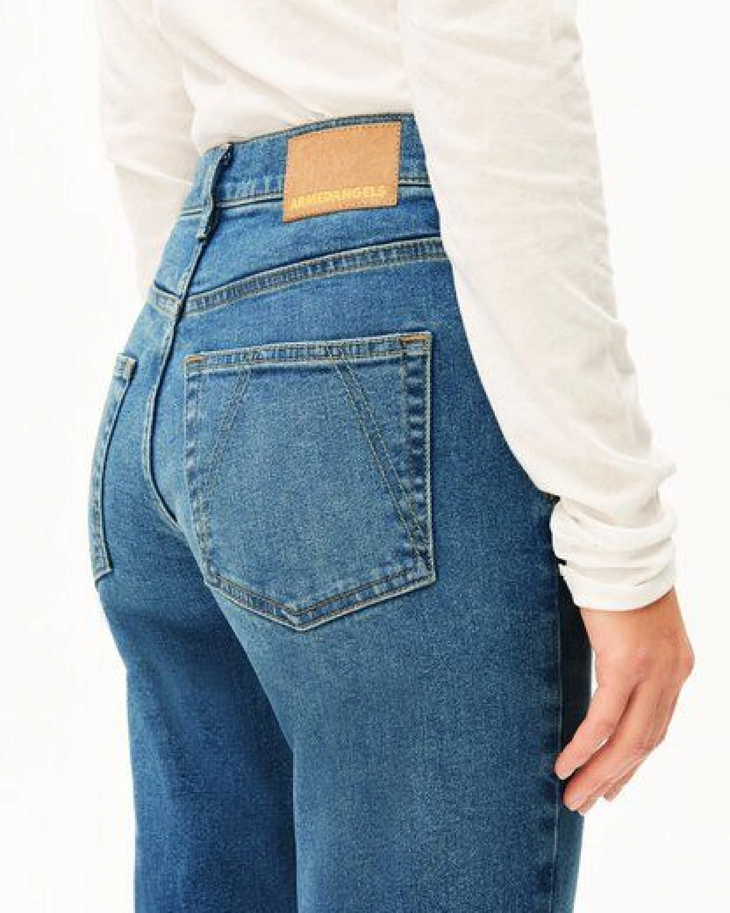 ARMEDANGELS CARENAA Damen Jeans aus recyceltem Baumwoll-Mix – Ansicht 3
