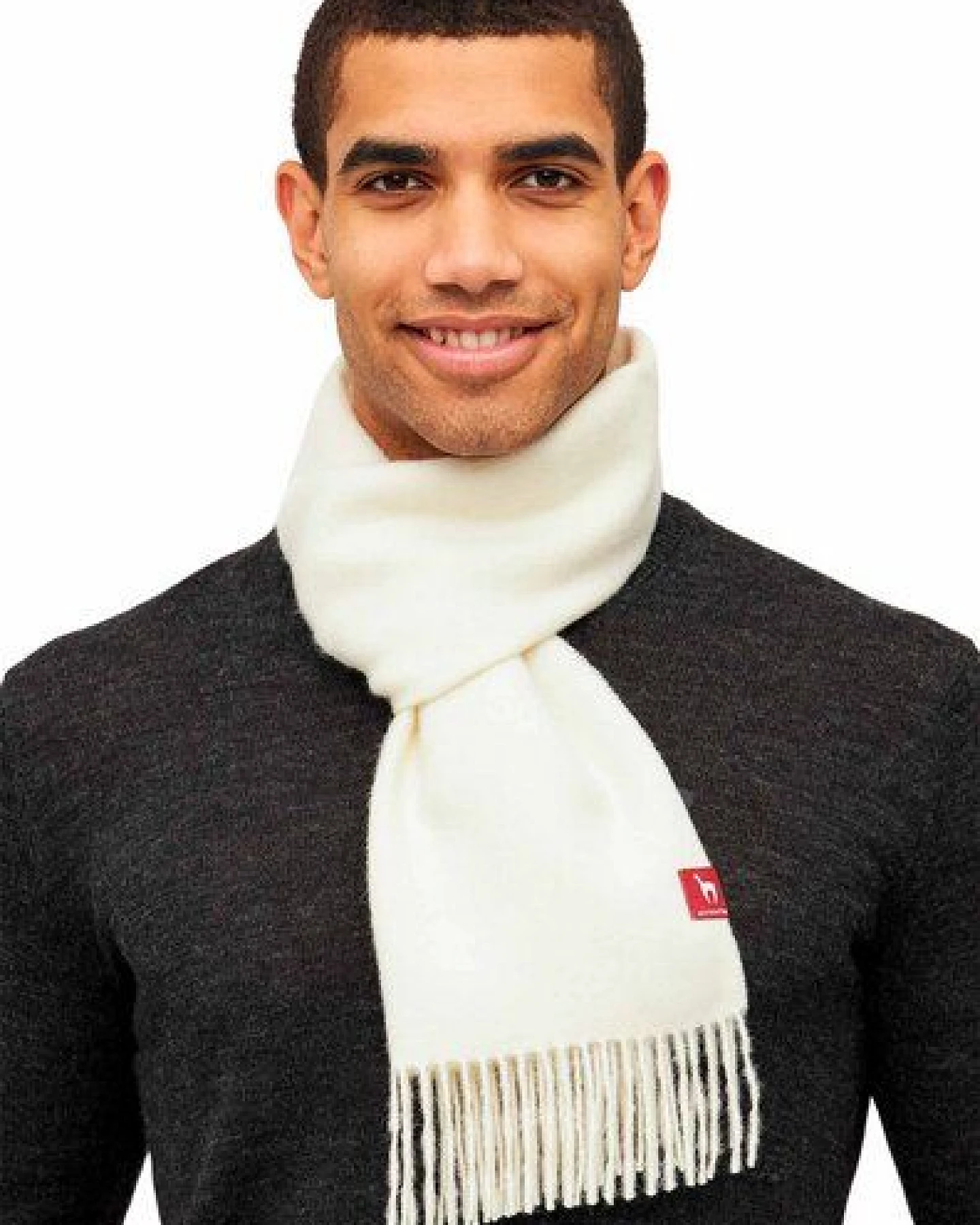 Apu Kuntur 100% Alpaka Schal aus Peru - mit Fransen – Ansicht 3