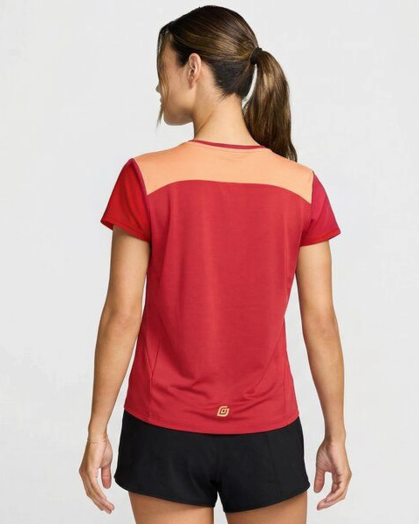KiiGO Damen Laufshirt - Rot – Ansicht 3