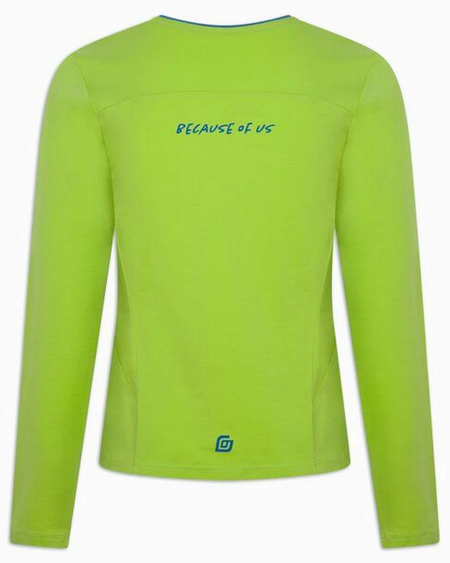 KiiGO Damen Sport Langarmshirt - Limepunch Grün – Ansicht 3