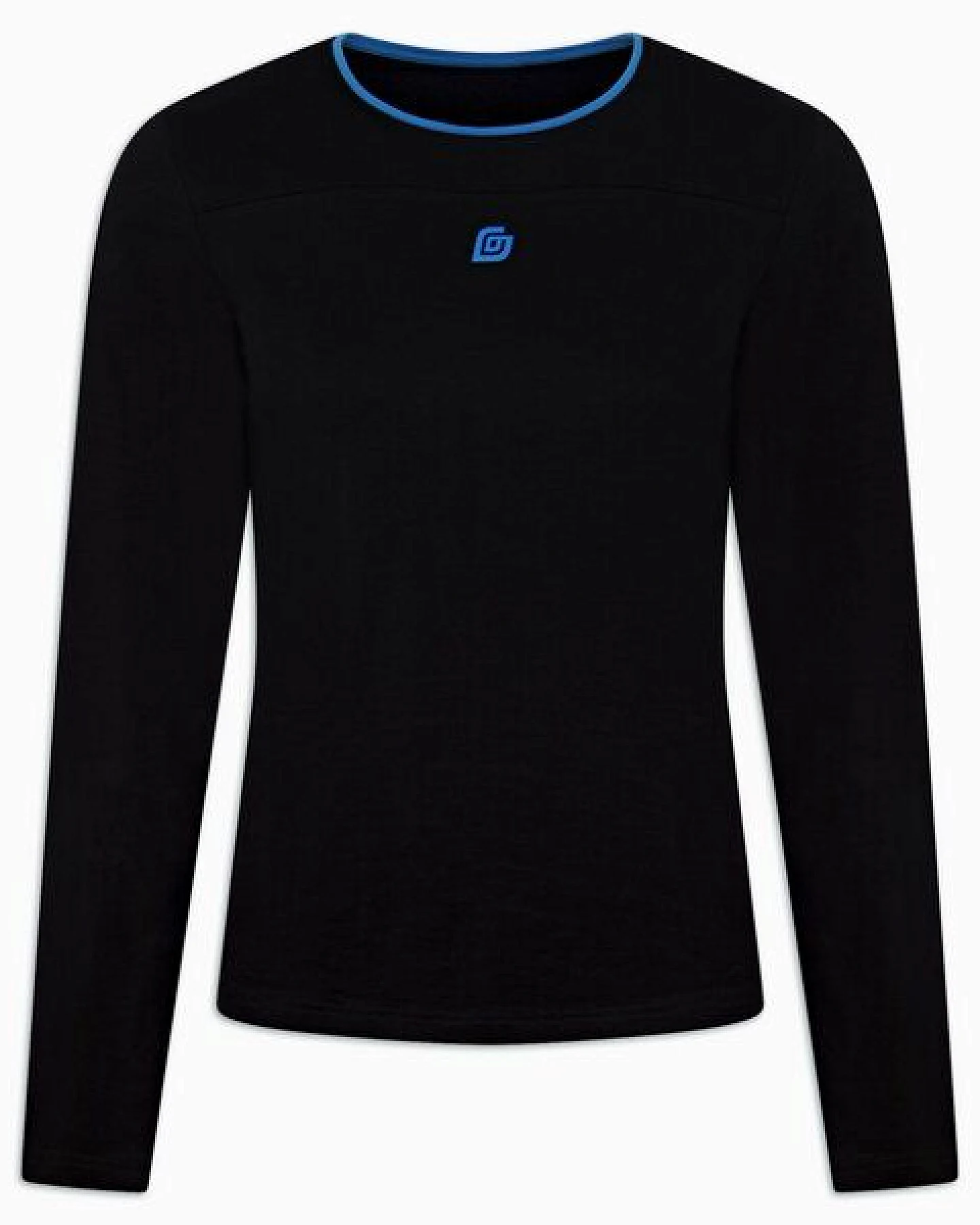KiiGO Damen Sport Langarmshirt - Schwarz – Ansicht 2