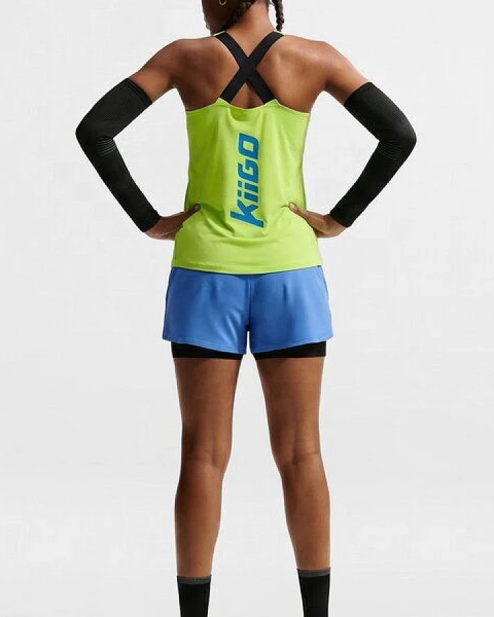 KiiGO Damen Sport Tanktop - Limepunch Grün