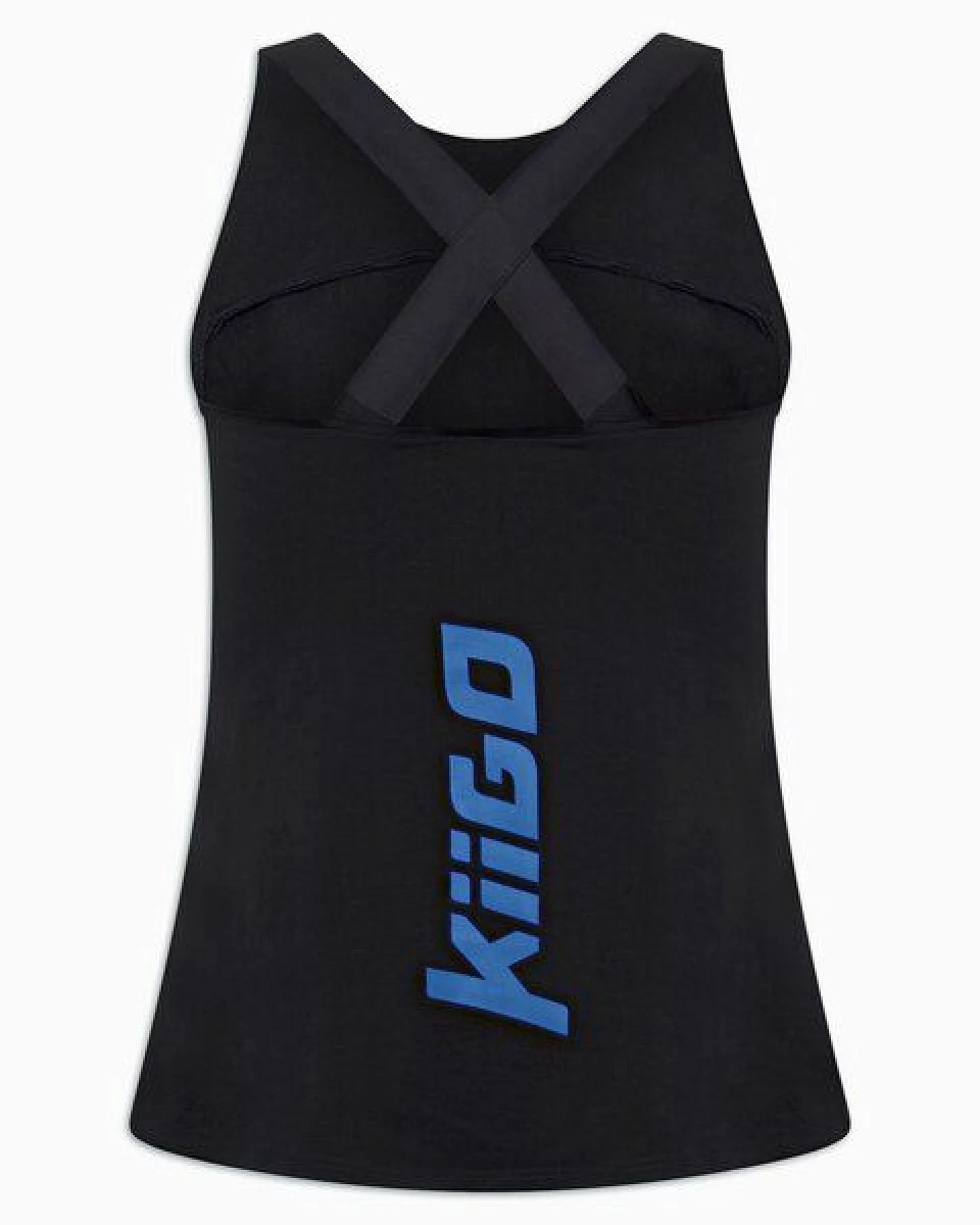 KiiGO Damen Sport Tanktop - Schwarz – Ansicht 3