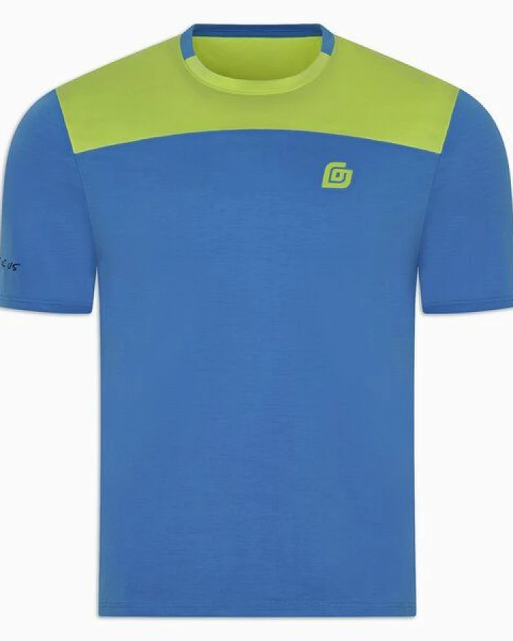 KiiGO Herren Sportshirt Loose-Tee - Blau