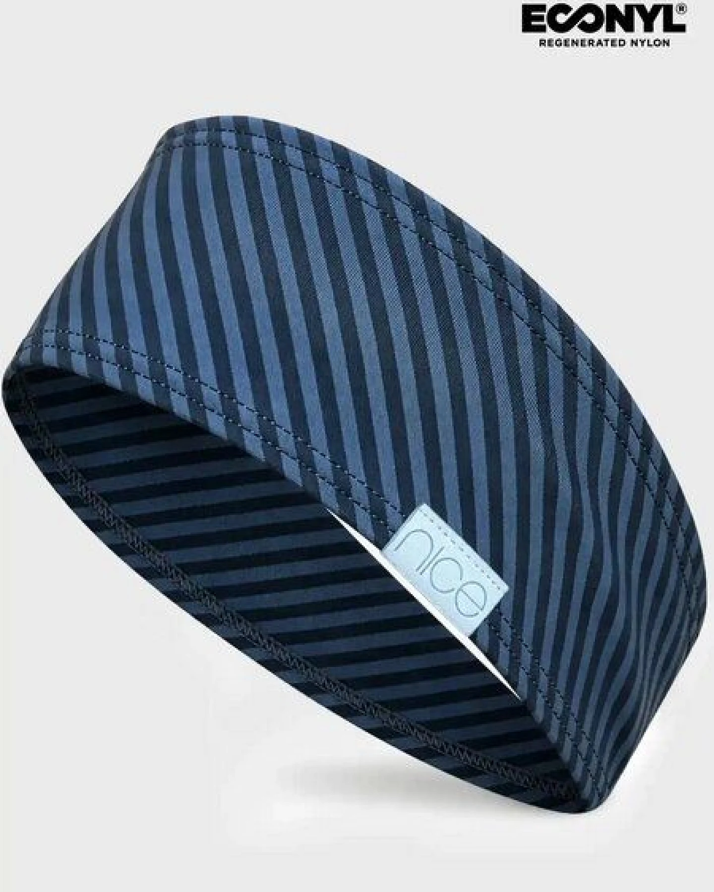 nice to meet me Stirnband zum Laufen & Sport – schnelltrocknendes Schweißband aus ECONYL® regeneriertem Nylon – Ansicht 4