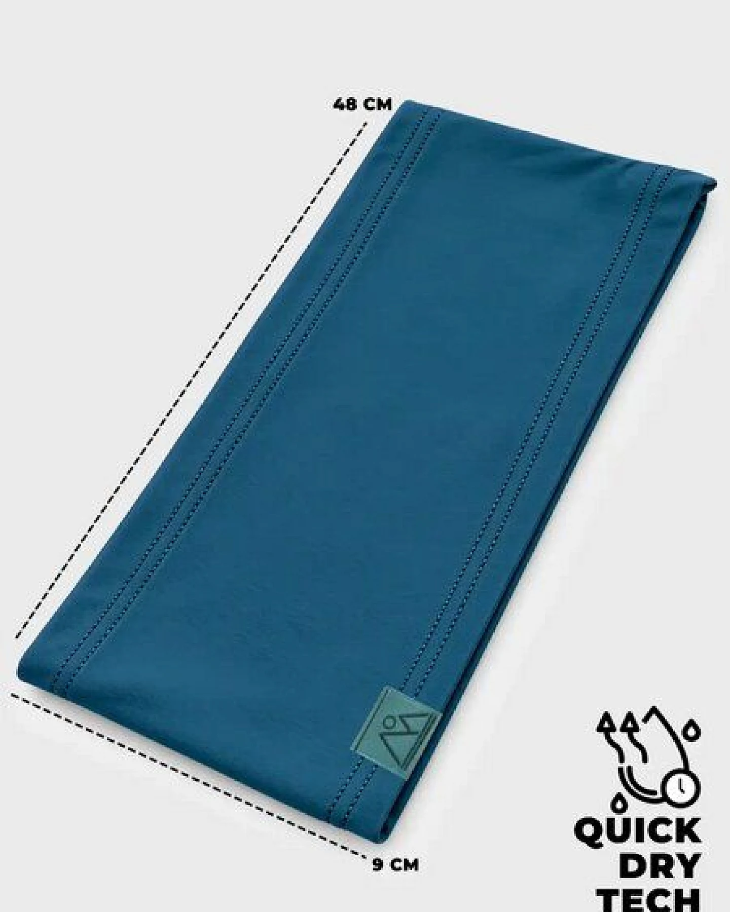 nice to meet me Stirnband zum Laufen & Sport – schnelltrocknendes Schweißband aus ECONYL® regeneriertem Nylon – Ansicht 3