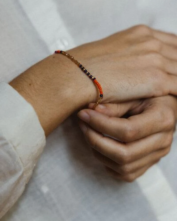 Jyoti - Fair Works Perlenarmband Khidki Bunt