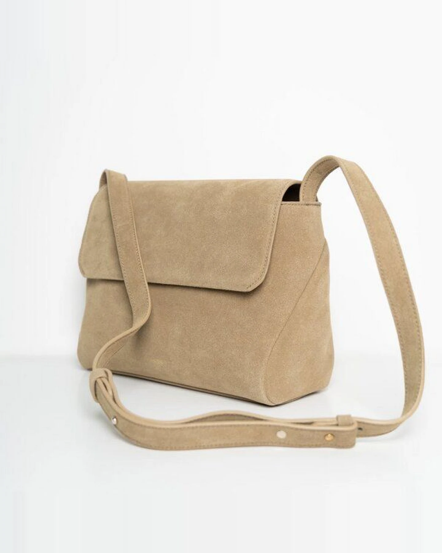 ann kurz Crossbody – Umhängetasche aus Veloursleder – Ansicht 2