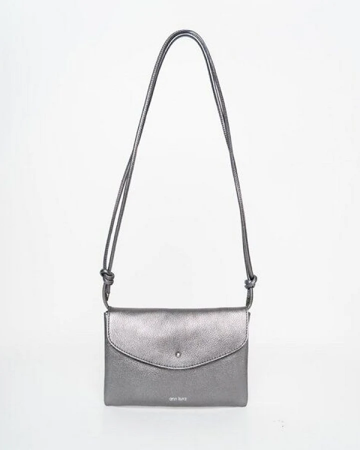 ann kurz Mini Cute Clutch – kleine Clutch aus Metallic-Leder