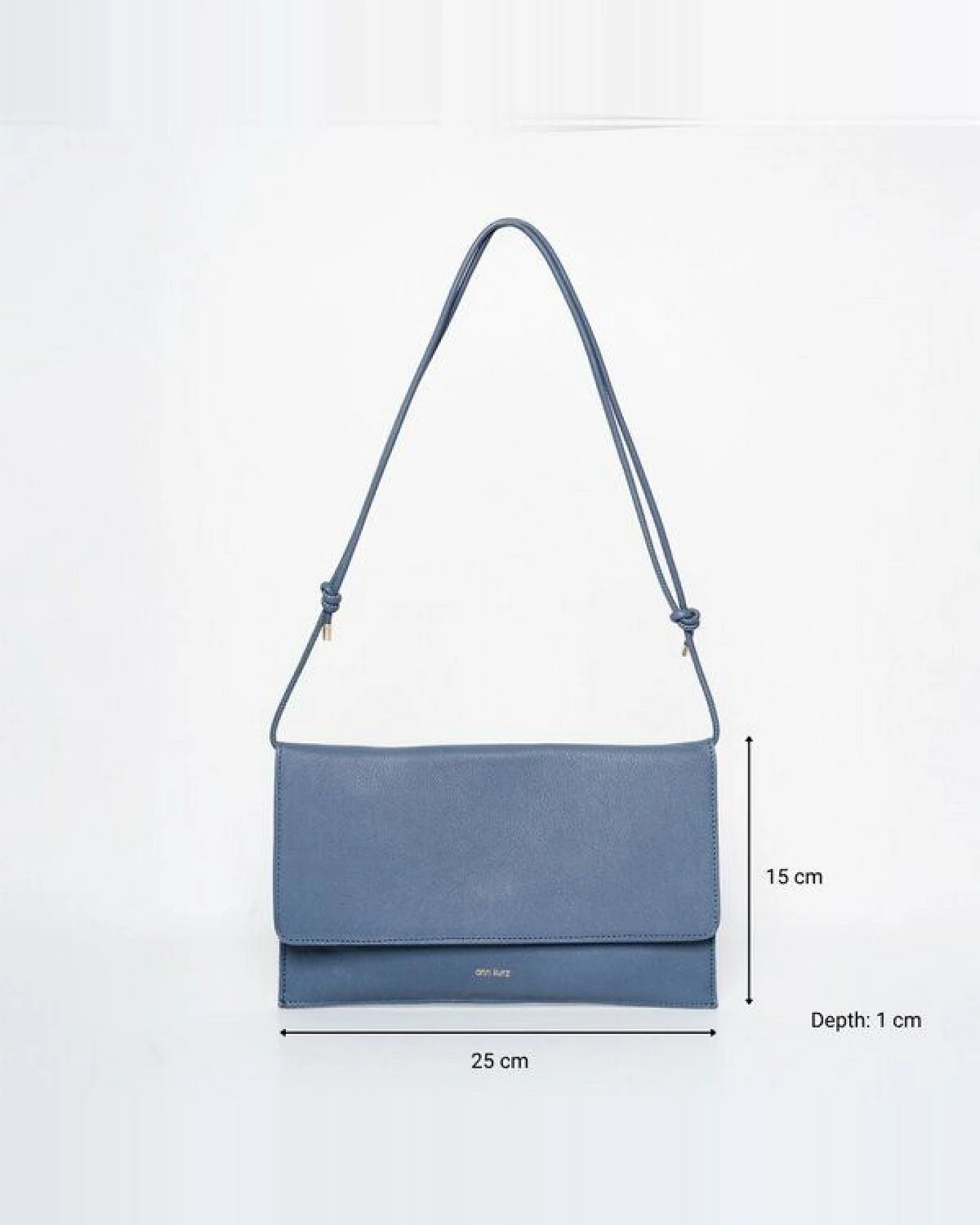 ann kurz Thin Clutch – flache Clutch aus Leder – Ansicht 3