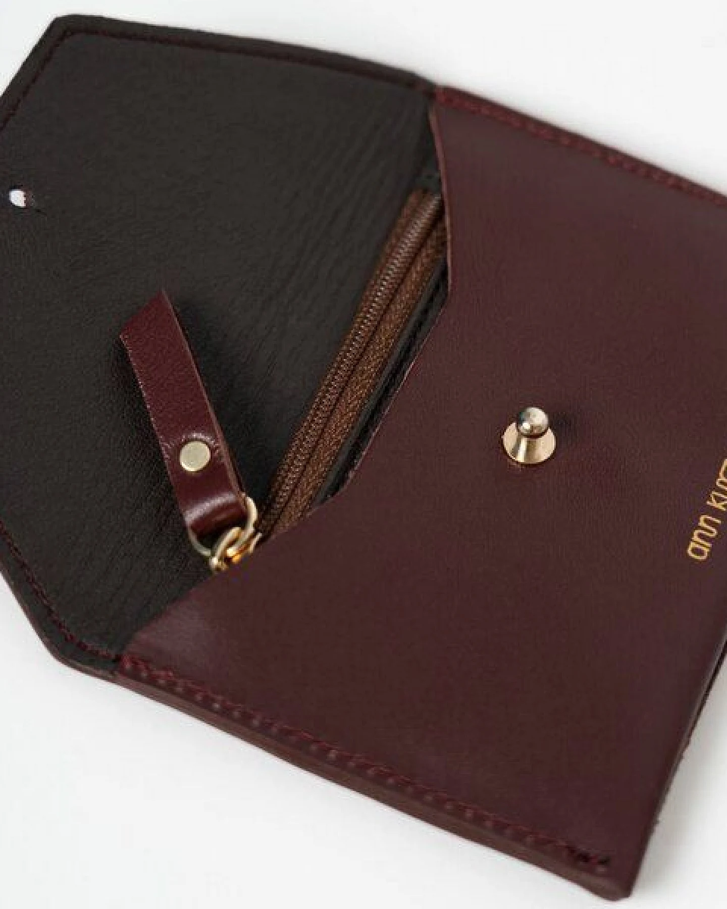 ann kurz Tiny Envelope – kleines Portemonnaie aus Leder – Ansicht 2