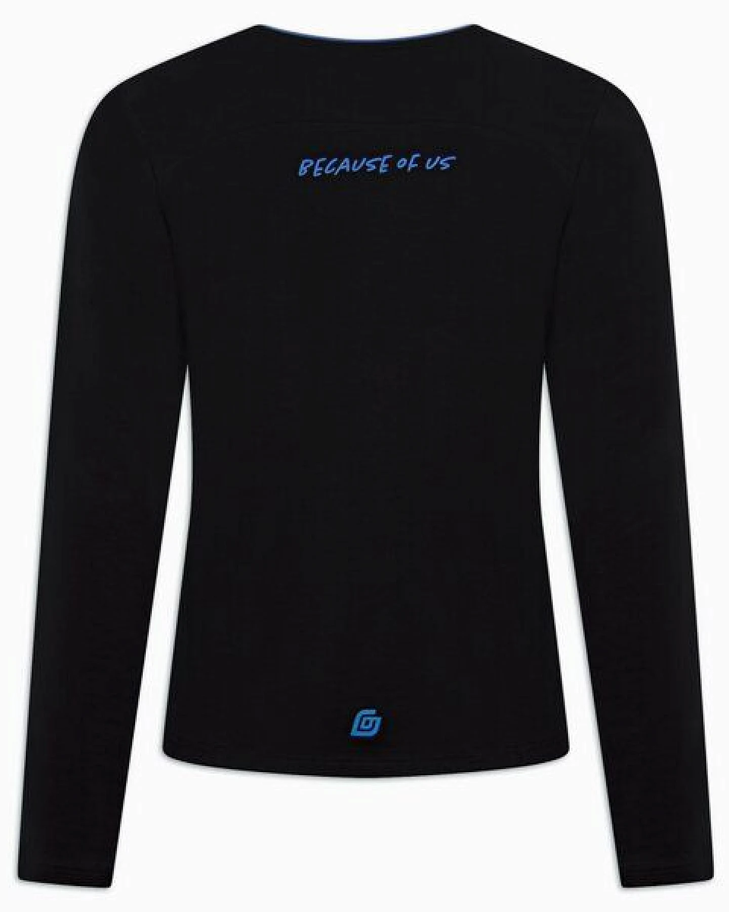 KiiGO Damen Sport Langarmshirt - Schwarz – Ansicht 3