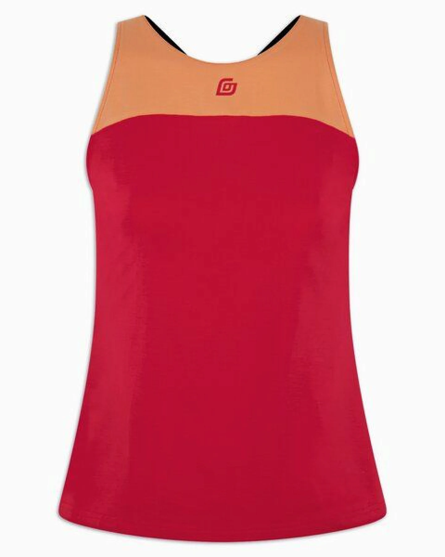 KiiGO Damen Sport Tanktop - Rot – Ansicht 2