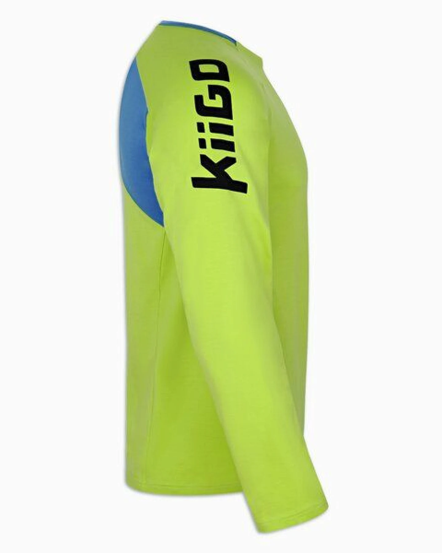 KiiGO Herren Sport Langarmshirt - Limepunch Grün – Ansicht 3