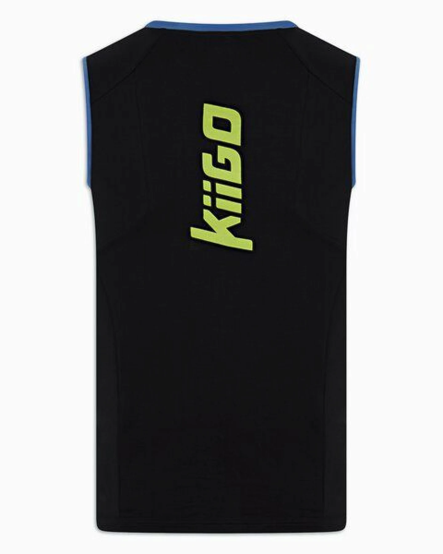 KiiGO Herren Sport Tanktop aus Lycoell und Roica Elasthan - Schwarz – Ansicht 3