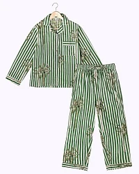 Palm Stripes green