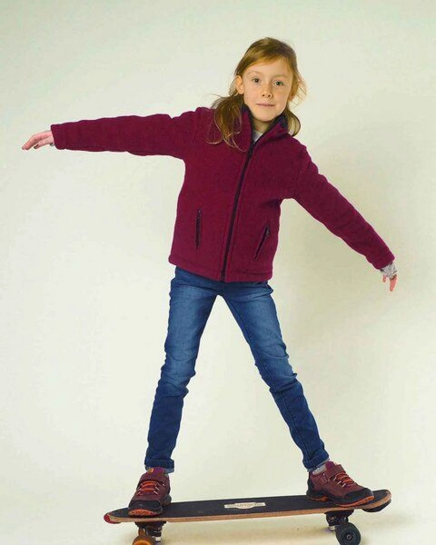 Reiff Strick Kinder Jacke Fleecejacke kbT-Schurwolle – Ansicht 4