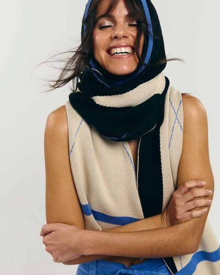 Suite13lab REGINA BALACLAVA BICOLOR BLACK