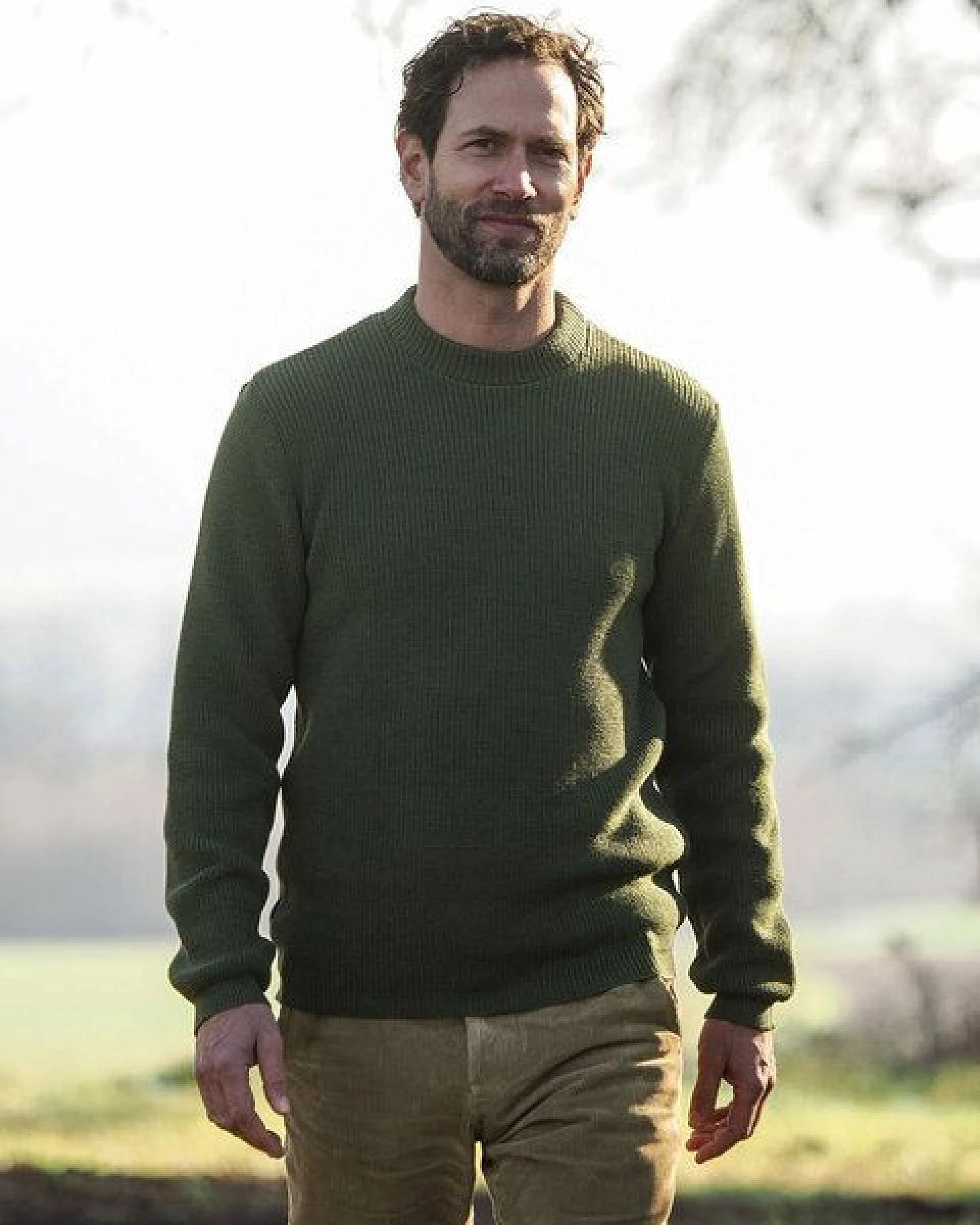 Reiff Strick Herren Pullover Perlfangstrick kbT-Schurwolle – Ansicht 2