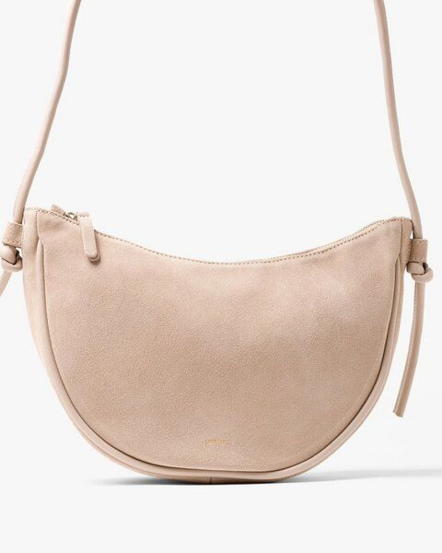 ann kurz Half Moon – Halbmond-Schultertasche aus Leder – Ansicht 3