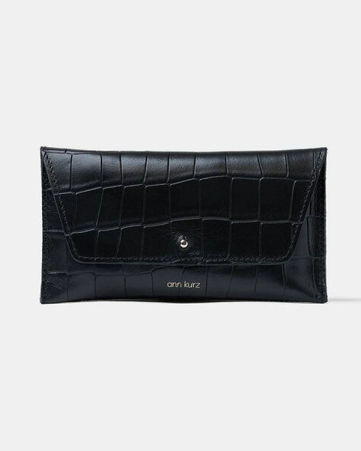 Croco Print Black