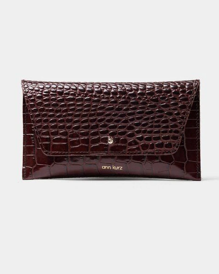 Croco Print Bordeaux