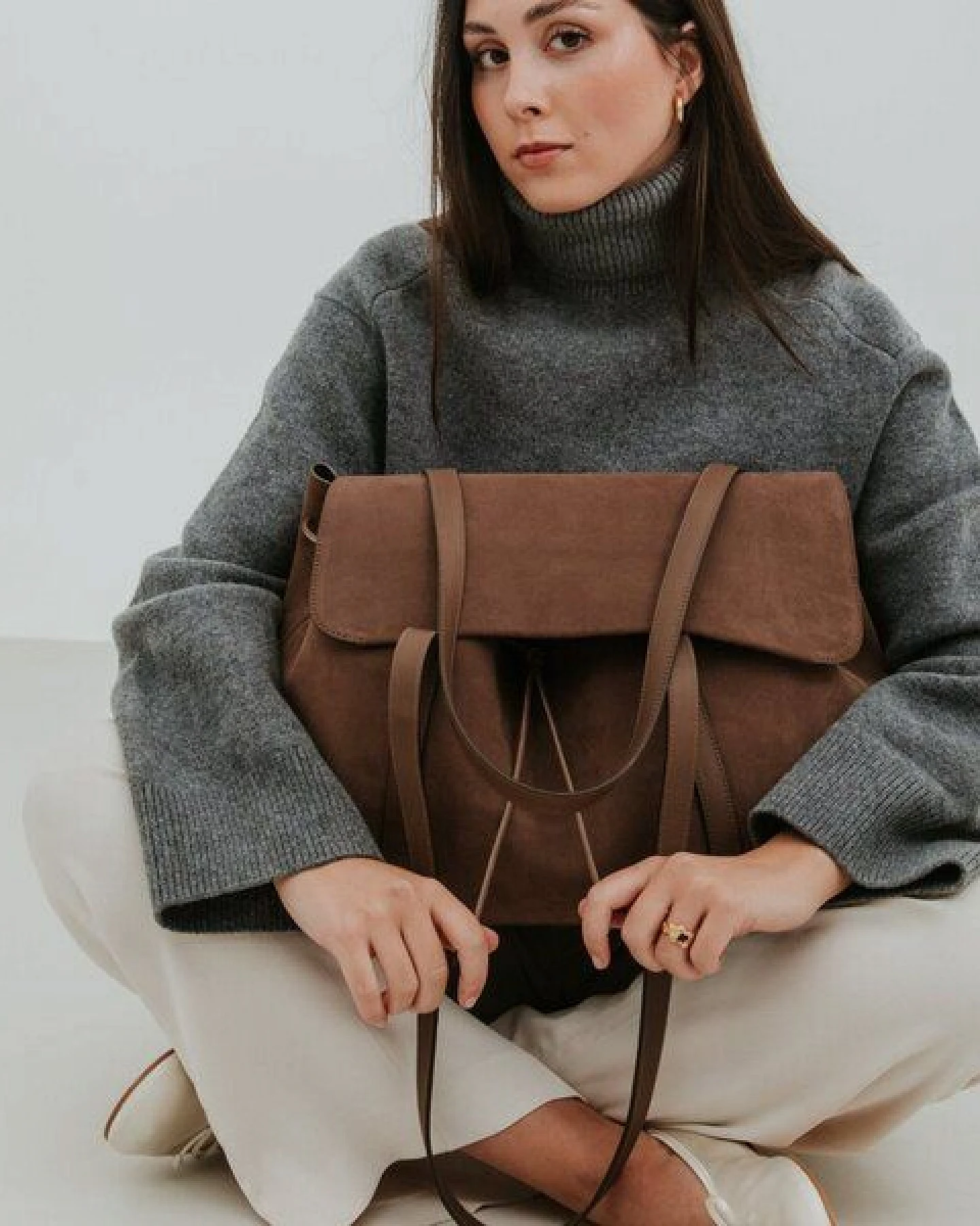 ann kurz The Greatest Shopper – Shopper aus Leder – Ansicht 2