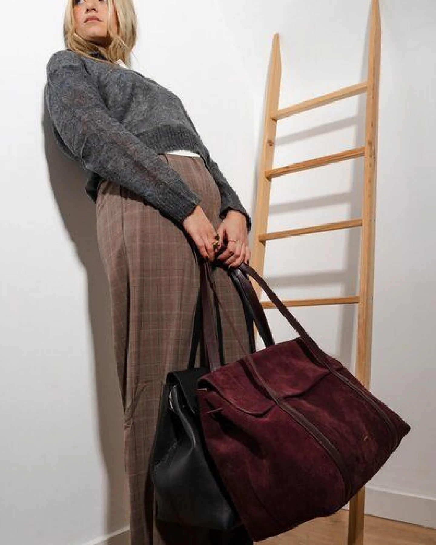 ann kurz The Greatest Shopper – Shopper aus Leder – Ansicht 2