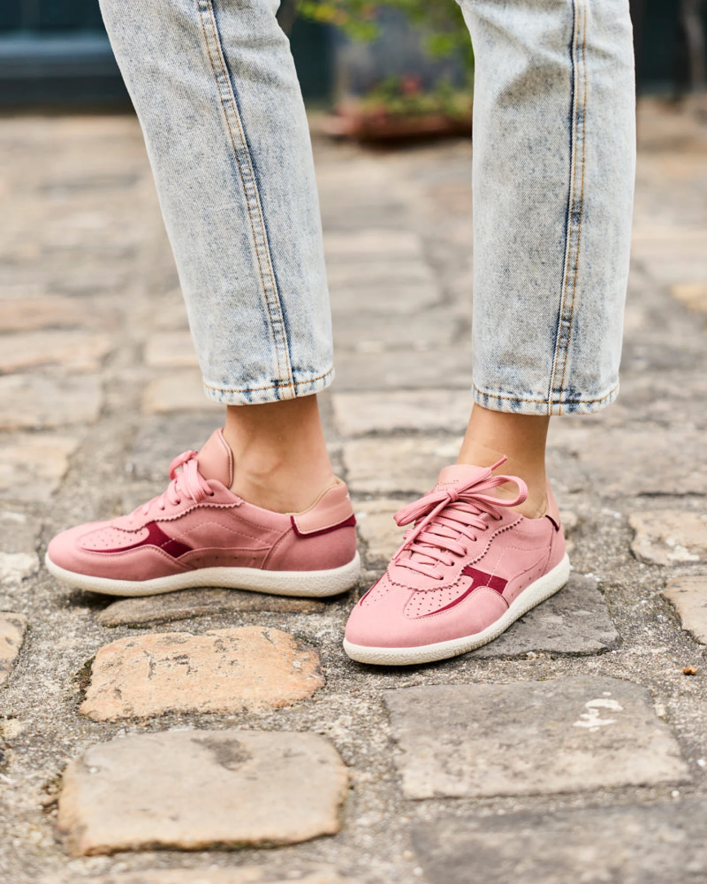 Minuit Sur Terre Damen vegan Sneaker Rive Blush Rosa – Ansicht 2