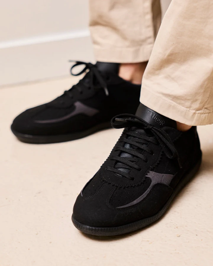 Minuit Sur Terre Herren vegan Sneaker Rive Schwarz
