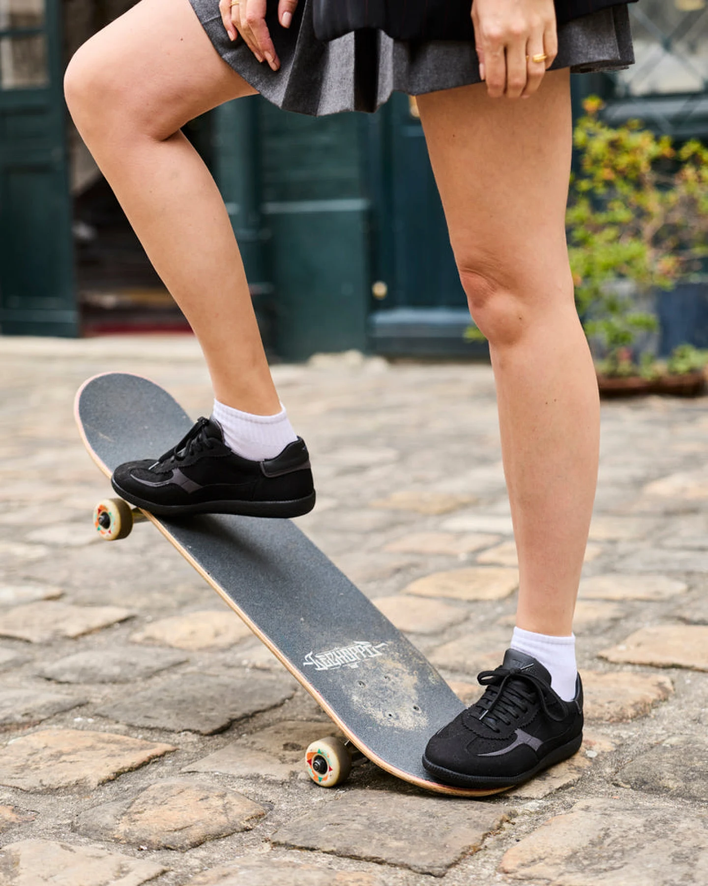 Minuit Sur Terre Herren vegan Sneaker Rive Schwarz – Ansicht 2