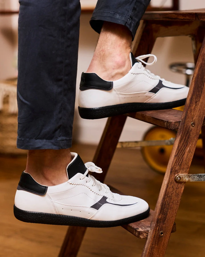 Minuit Sur Terre Herren vegan Sneaker Rive Weiß